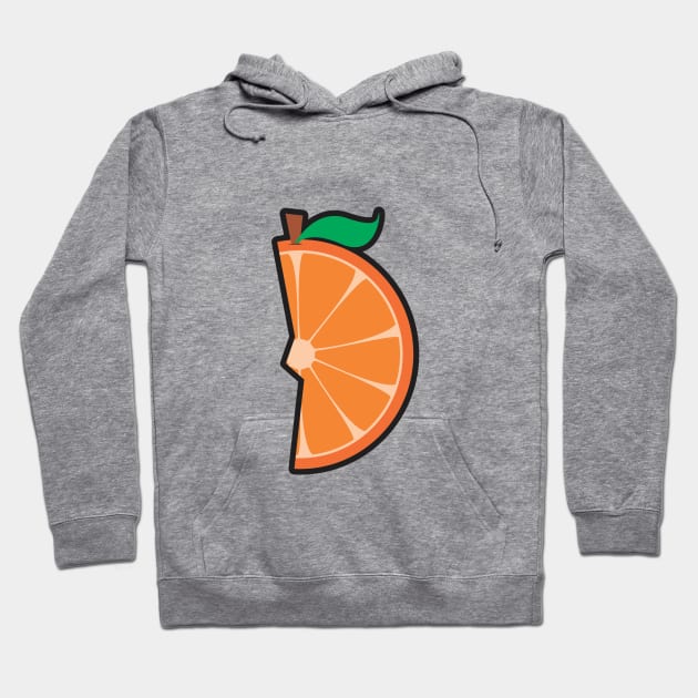 Couple Orange (girl) Hoodie by sitorus